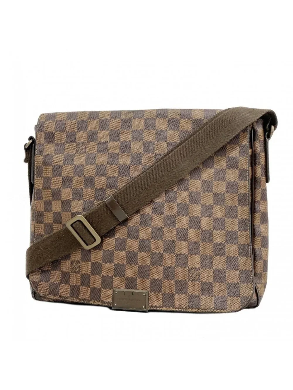 Louis Vuitton Shoulder Bag Damier Brooklyn MM Ebene